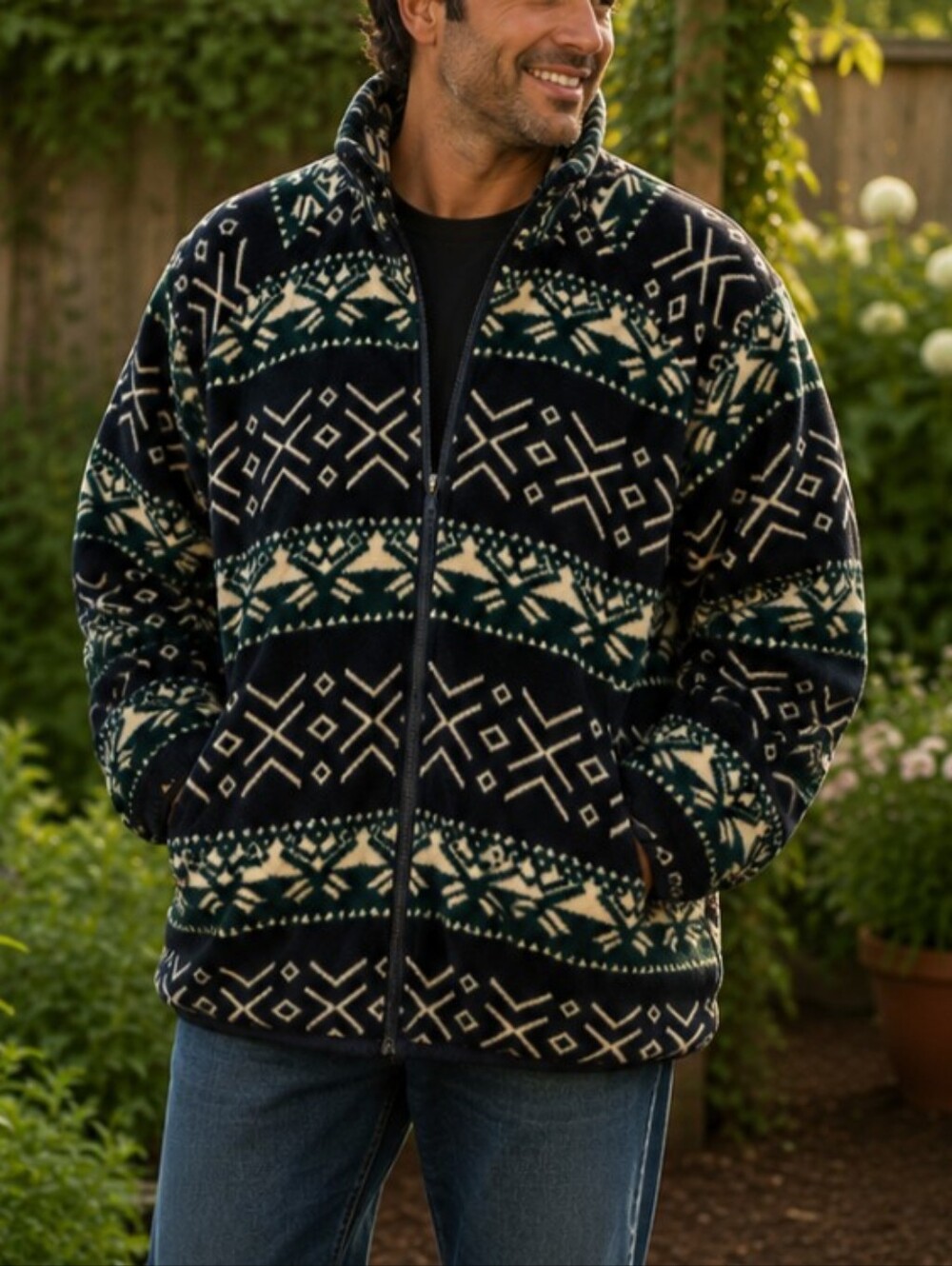 Vintage CB Sport | Men's XL | Fleece Jacket